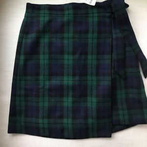 NWT Women’s 00 J. Crew Plaid Skirt